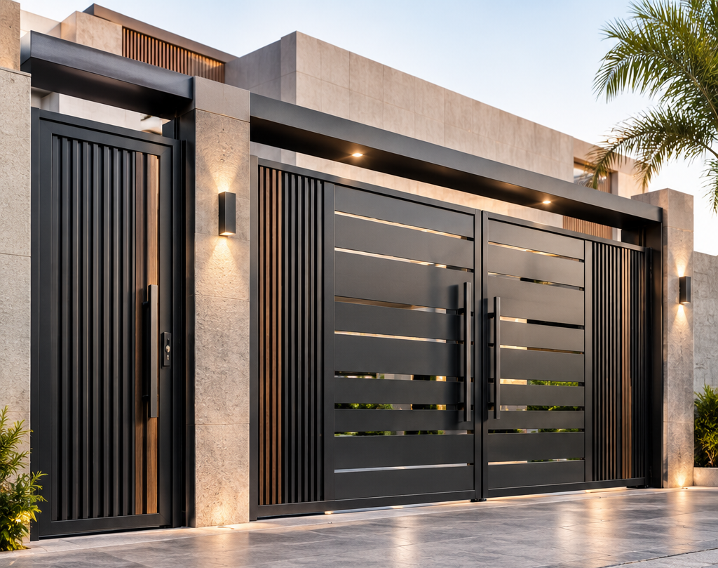 الأبواب والبوابات الحديدية — تصنيع حسب المقاس والتصميم